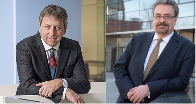 Professor Peter Mathieson and Professor Iain Gillespie